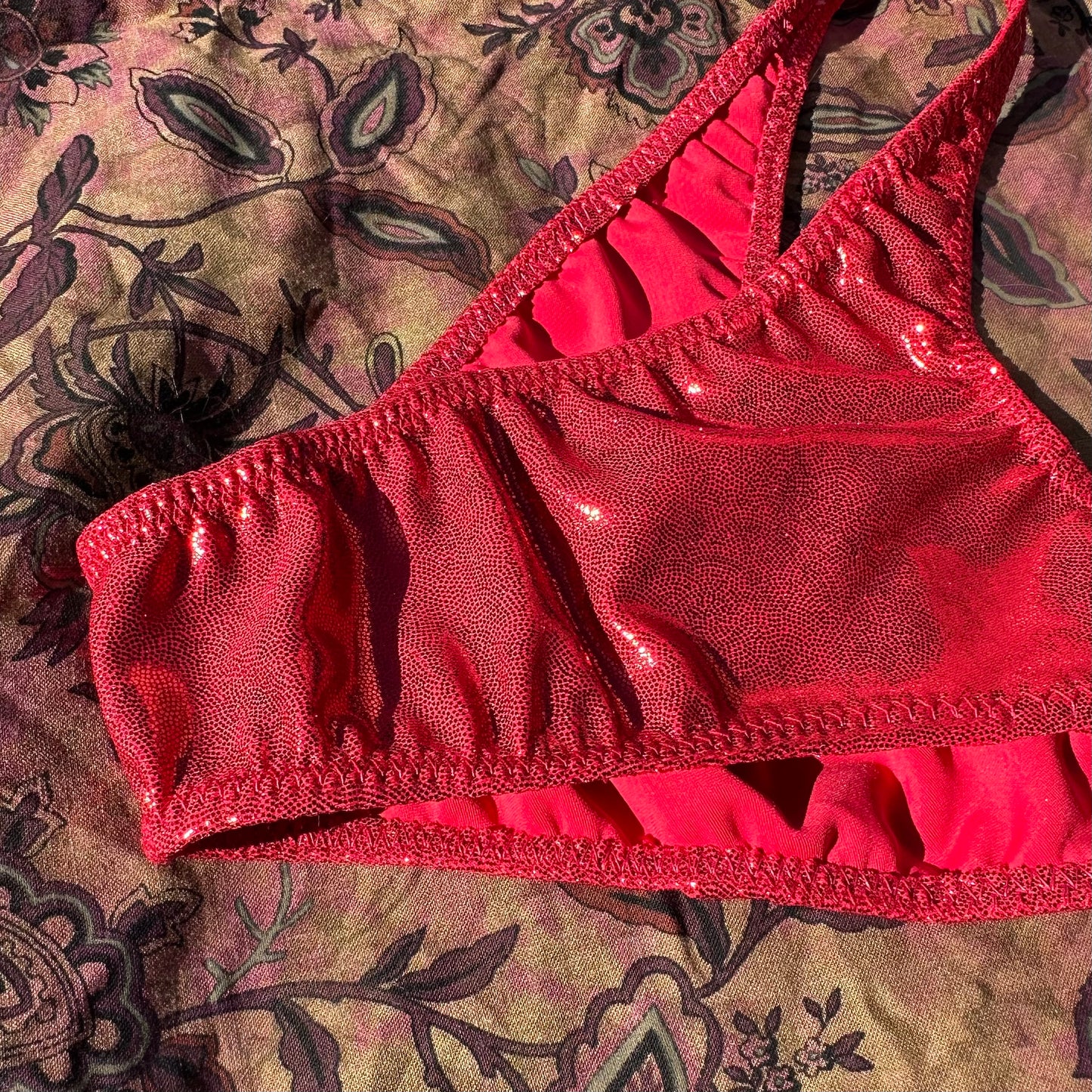 Small handmade bikini bottoms pole wear