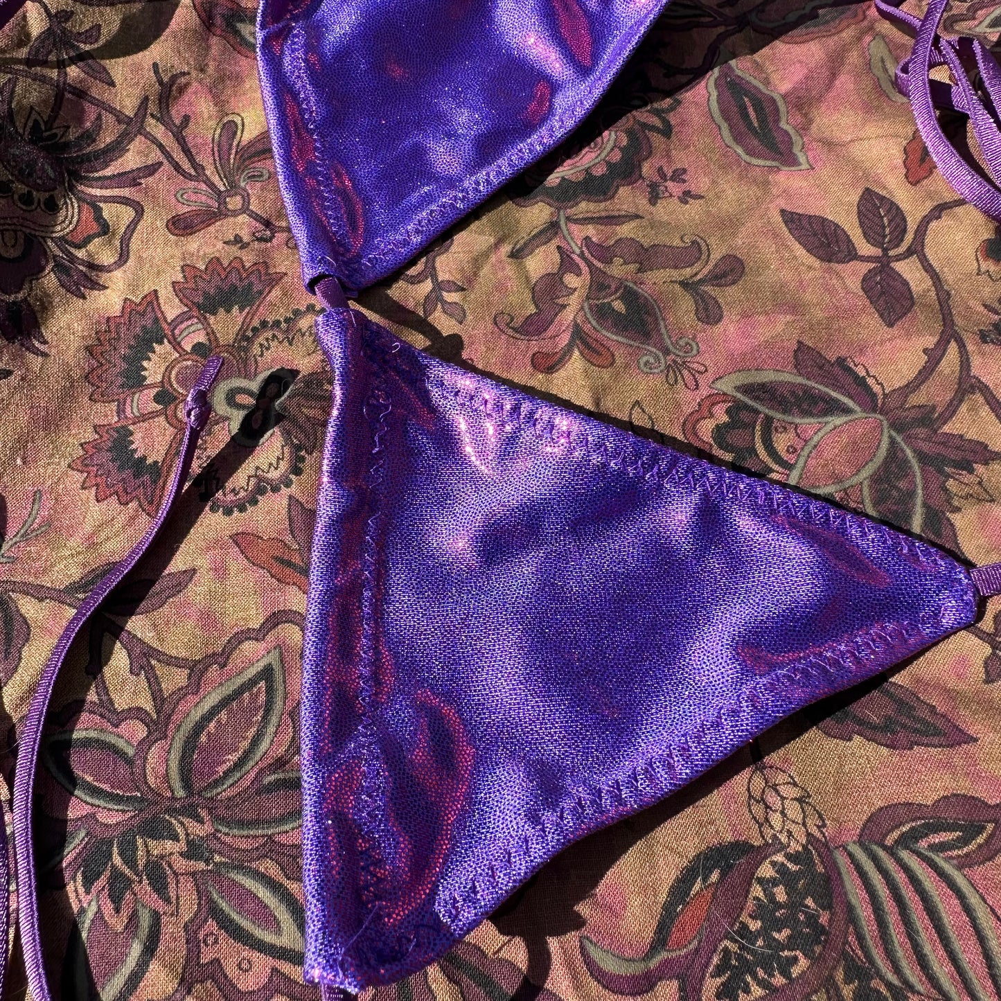 Small handmade bikini bottoms pole wear