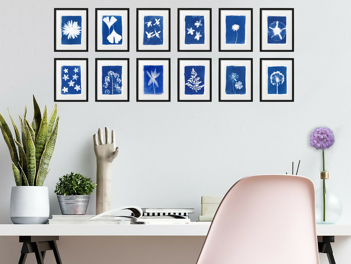 Easy Hand Painted Cyanotype Paper Kit by Daisy Bow